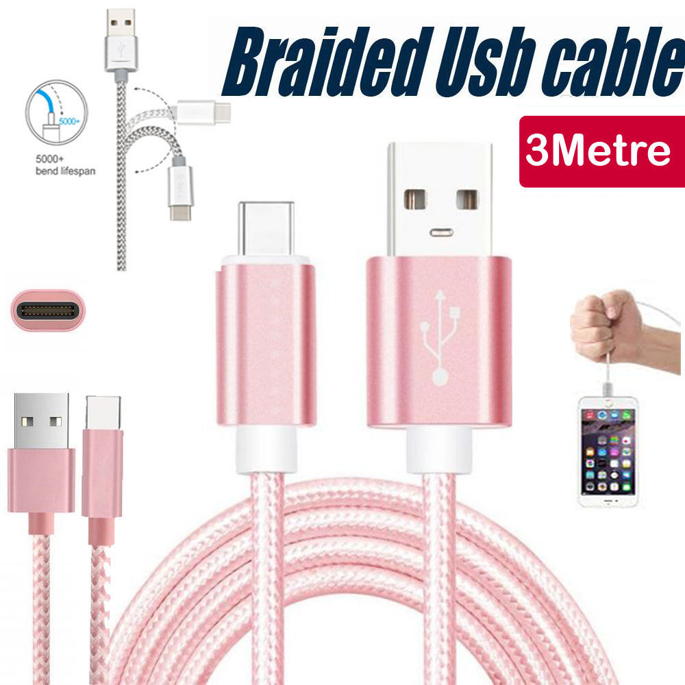 3M-USB-Type-C-Sync-Charger-Charging-Cable-rose-pink-for-Samsung-S8-S9-Plus-123361608131-2.jpg