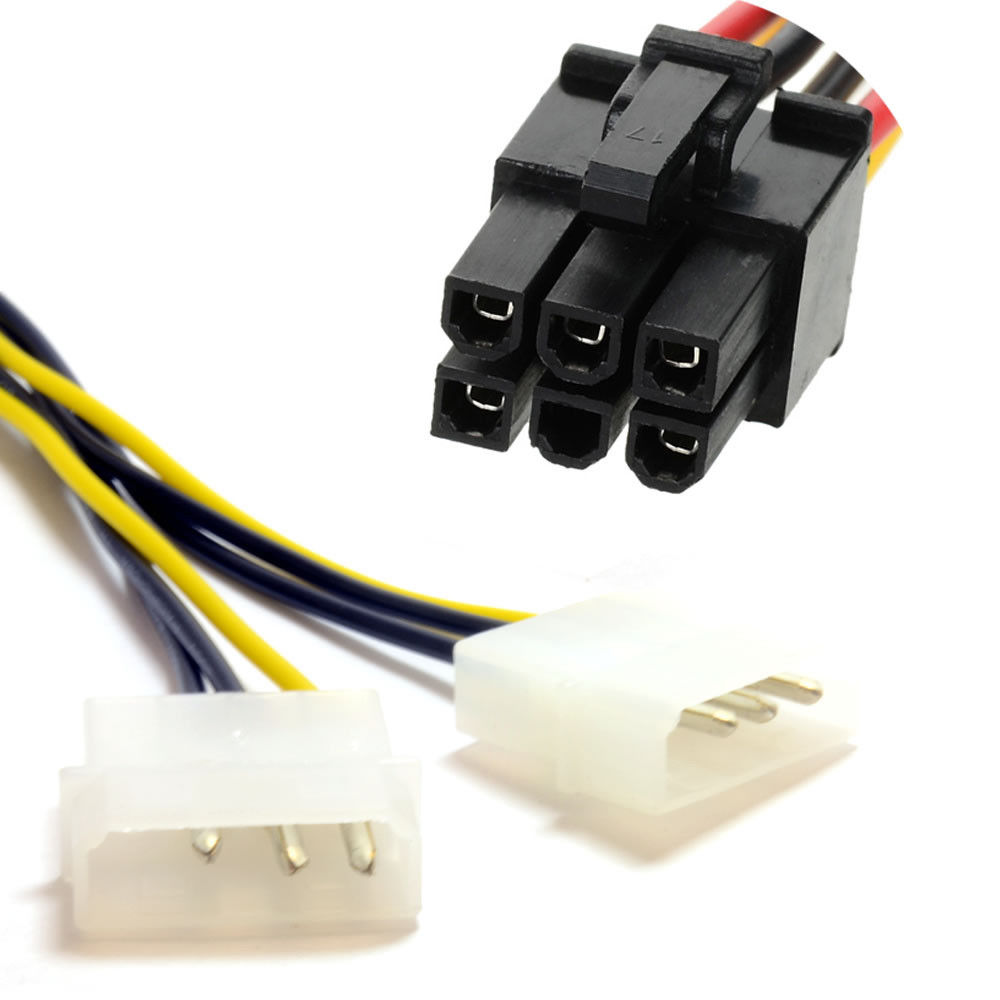 6-Pin-PCI-E-Graphics-Card-to-2-x-Molex-IDE-Y-cable-Power-Adapter-Cable-Video-UK-122985115829-4.jpg