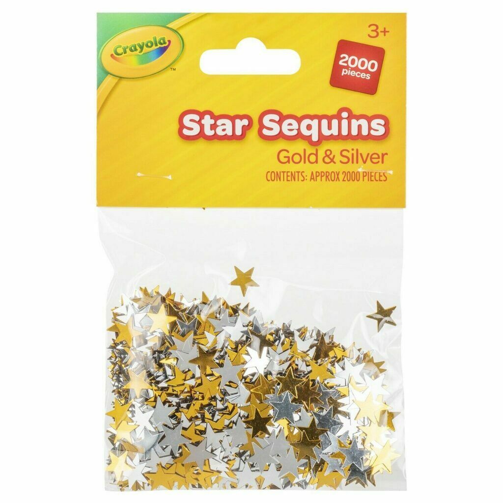 Crayola-gold-silver-star-sequins-kids-Art-Craft-Educational-Toy-1cm-Gold-124323421890.jpg