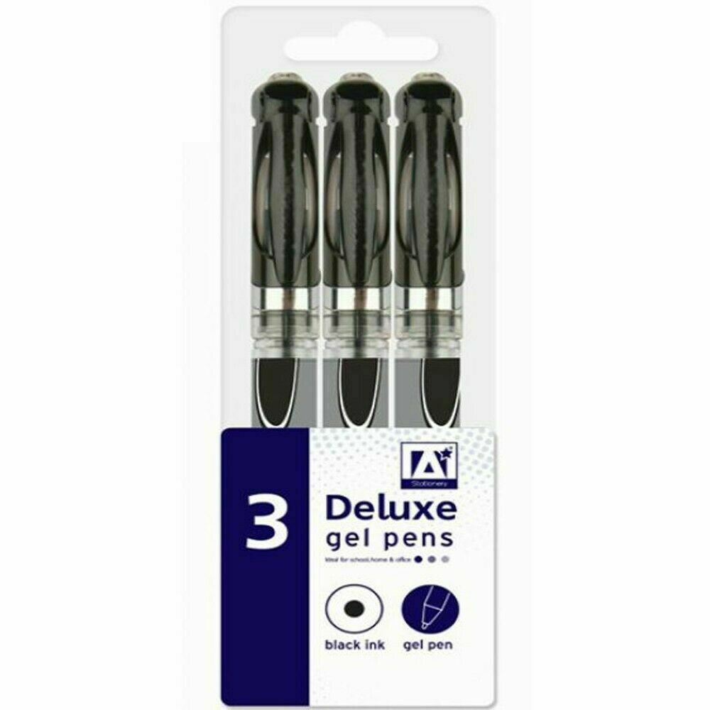 Deluxe-Gel-Pens-Black-Ink-Deluxe-Home-Office-SUPPLIES-BACK-TO-School-353259312554.jpg